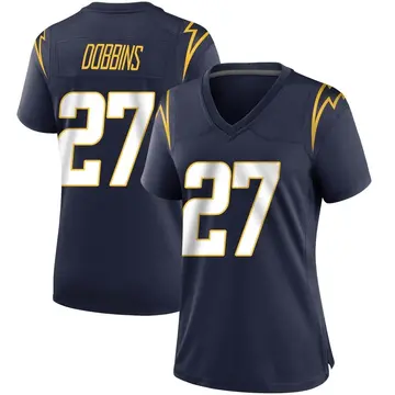 Women's J.K. Dobbins Los Angeles Chargers Game Navy Team Color Jersey