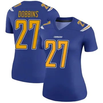 Women's J.K. Dobbins Los Angeles Chargers Legend Royal Color Rush Jersey