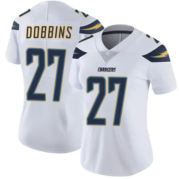 Women's J.K. Dobbins Los Angeles Chargers Limited White Vapor Untouchable Jersey