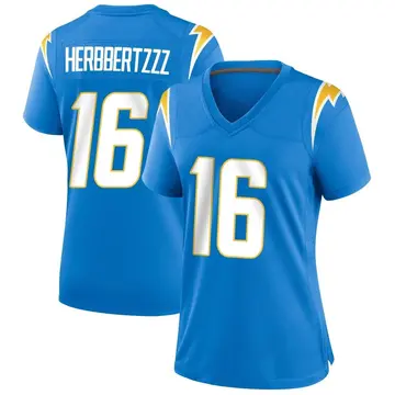 Women's JK Scott Los Angeles Chargers Game Blue Powder Alternate Jersey