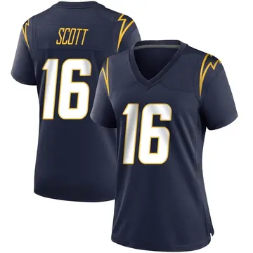 Women's JK Scott Los Angeles Chargers Game Navy Team Color Jersey