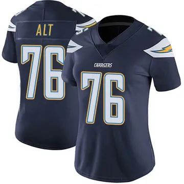 Women's Joe Alt Los Angeles Chargers Limited Navy Team Color Vapor Untouchable Jersey