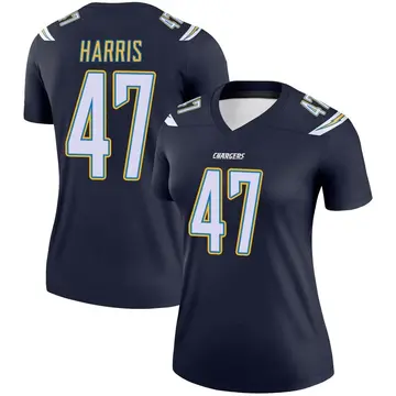 Women's Josh Harris Los Angeles Chargers Legend Navy Jersey