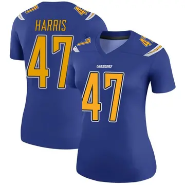 Women's Josh Harris Los Angeles Chargers Legend Royal Color Rush Jersey