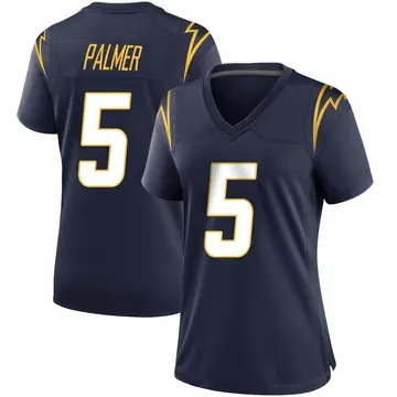 Women's Joshua Palmer Los Angeles Chargers Game Navy Team Color Jersey