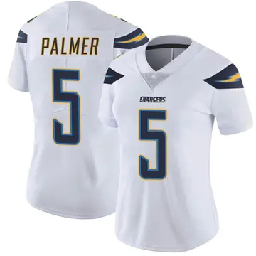 Women's Joshua Palmer Los Angeles Chargers Limited White Vapor Untouchable Jersey