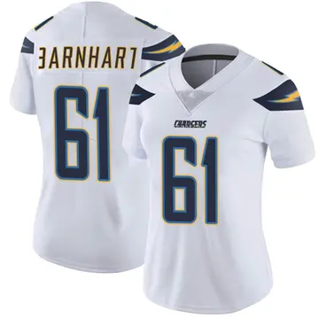 Women's Karsen Barnhart Los Angeles Chargers Limited White Vapor Untouchable Jersey