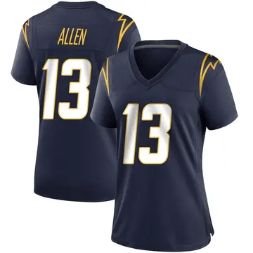 Women Los Angeles Chargers #13 Keenan Allen Royal Vapor Untouchable Color  Rush Limited Jersey