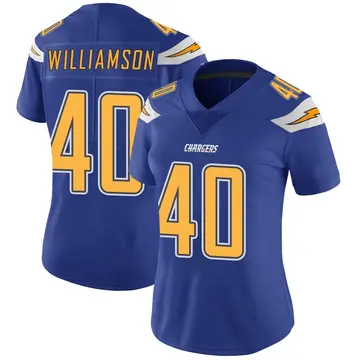 Women's Kendall Williamson Los Angeles Chargers Limited Royal Color Rush Vapor Untouchable Jersey