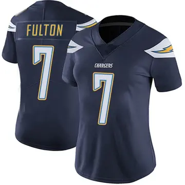 Women's Kristian Fulton Los Angeles Chargers Limited Navy Team Color Vapor Untouchable Jersey