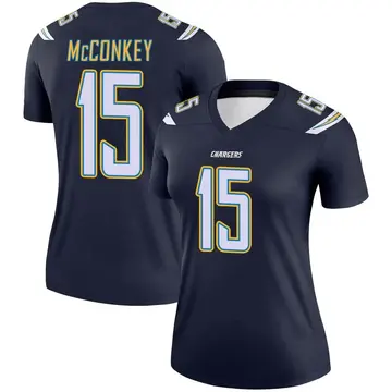 Women's Ladd McConkey Los Angeles Chargers Legend Navy Jersey