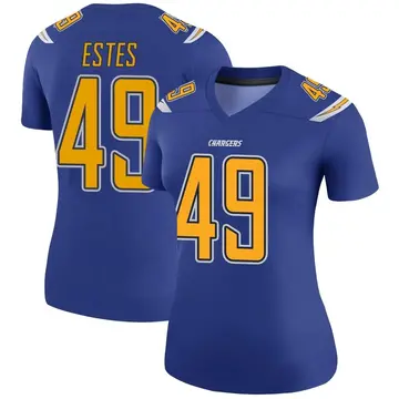 Women's Mike Estes Los Angeles Chargers Legend Royal Color Rush Jersey