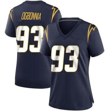 Women's Otito Ogbonnia Los Angeles Chargers Game Navy Team Color Jersey