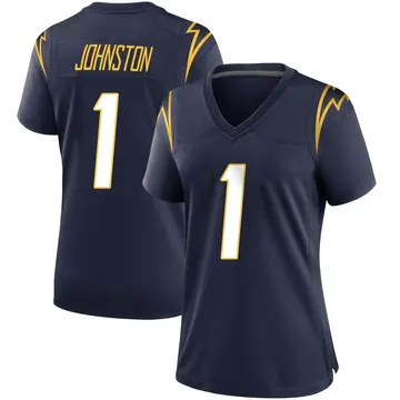 Women's Quentin Johnston Los Angeles Chargers Game Navy Team Color Jersey