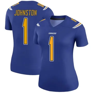 Women's Quentin Johnston Los Angeles Chargers Legend Royal Color Rush Jersey