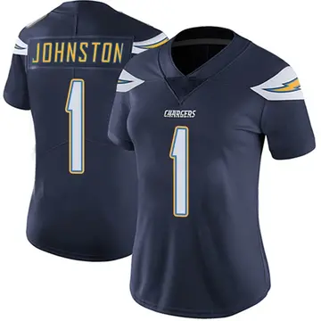 Men's Nike Quentin Johnston Navy Los Angeles Chargers Alternate Game Jersey Size: Extra Large