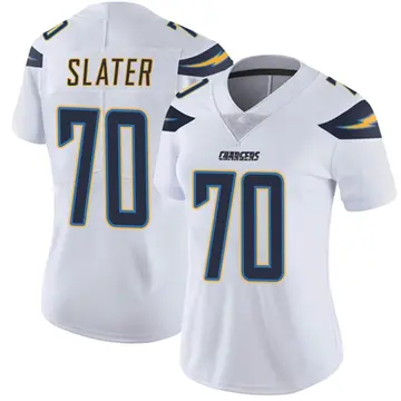 Women's Rashawn Slater Los Angeles Chargers Limited White Vapor Untouchable Jersey