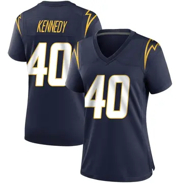 Women's Robert Kennedy Los Angeles Chargers Game Navy Team Color Jersey