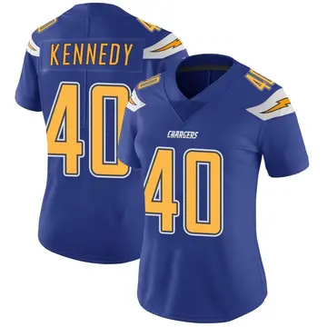 Women's Robert Kennedy Los Angeles Chargers Limited Royal Color Rush Vapor Untouchable Jersey