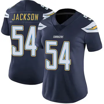 Women's Savion Jackson Los Angeles Chargers Limited Navy Team Color Vapor Untouchable Jersey