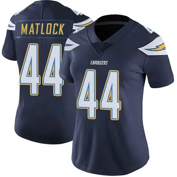 Women's Scott Matlock Los Angeles Chargers Limited Navy Team Color Vapor Untouchable Jersey