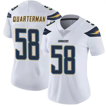 Women's Shaquille Quarterman Los Angeles Chargers Limited White Vapor Untouchable Jersey