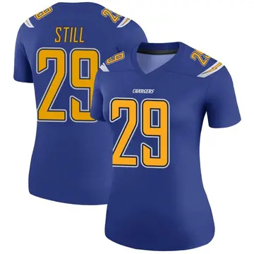 Women's Tarheeb Still Los Angeles Chargers Legend Royal Color Rush Jersey