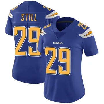 Women's Tarheeb Still Los Angeles Chargers Limited Royal Color Rush Vapor Untouchable Jersey