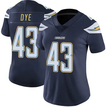 Women's Troy Dye Los Angeles Chargers Limited Navy Team Color Vapor Untouchable Jersey