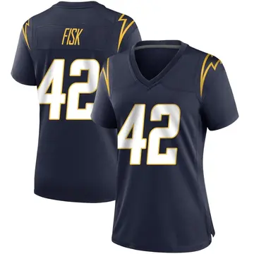 Women's Tucker Fisk Los Angeles Chargers Game Navy Team Color Jersey