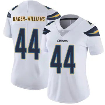 Women's Tyler Baker-Williams Los Angeles Chargers Limited White Vapor Untouchable Jersey