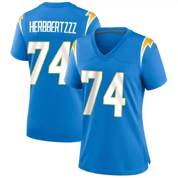 Women's Tyler McLellan Los Angeles Chargers Game Blue Powder Alternate Jersey