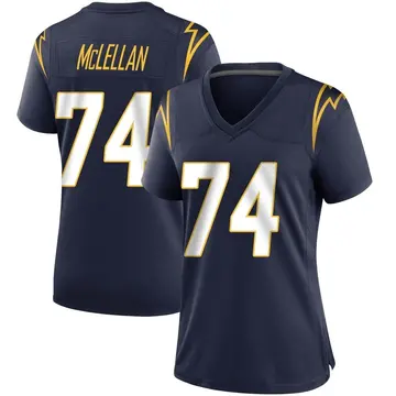 Women's Tyler McLellan Los Angeles Chargers Game Navy Team Color Jersey