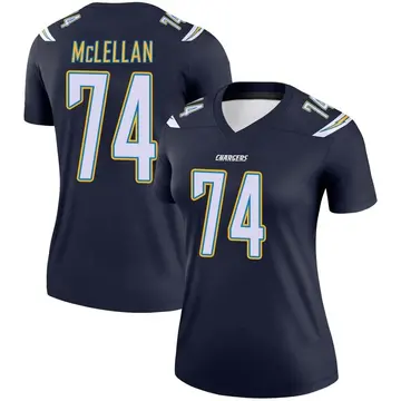 Women's Tyler McLellan Los Angeles Chargers Legend Navy Jersey