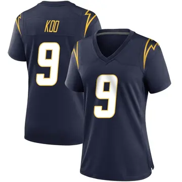 Women's Younghoe Koo Los Angeles Chargers Game Navy Team Color Jersey