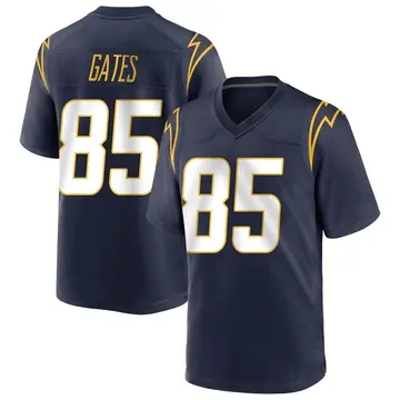 Youth Antonio Gates Los Angeles Chargers Game Navy Team Color Jersey