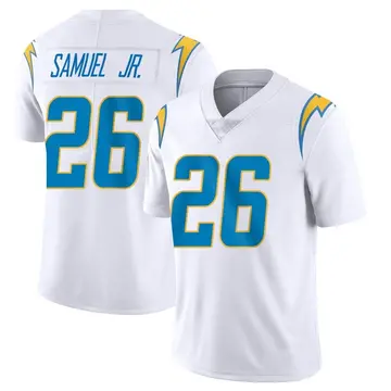 Youth Asante Samuel Jr. Los Angeles Chargers Limited White Vapor Untouchable Jersey