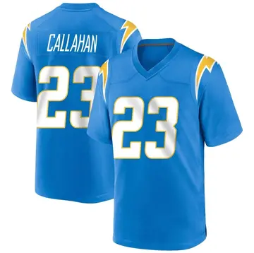 Youth Bryce Callahan Los Angeles Chargers Game Blue Powder Alternate Jersey