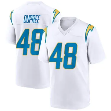 Youth Bud Dupree Los Angeles Chargers Game White Jersey