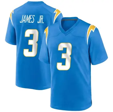 Youth Derwin James Jr. Los Angeles Chargers Game Blue Powder Alternate Jersey