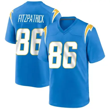 Youth Dez Fitzpatrick Los Angeles Chargers Game Blue Powder Alternate Jersey