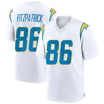 Youth Dez Fitzpatrick Los Angeles Chargers Game White Jersey