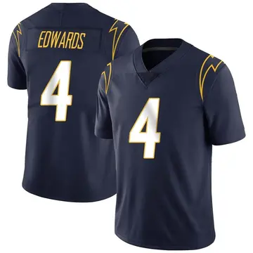 Youth Gus Edwards Los Angeles Chargers Limited Navy Team Color Vapor Untouchable Jersey