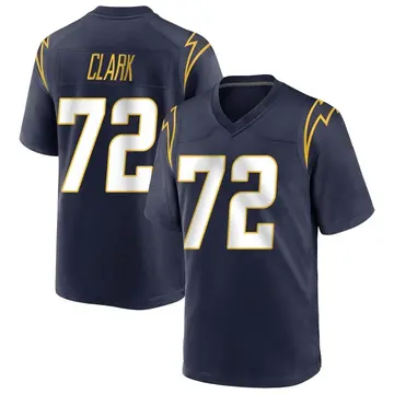 Youth Jerrod Clark Los Angeles Chargers Game Navy Team Color Jersey