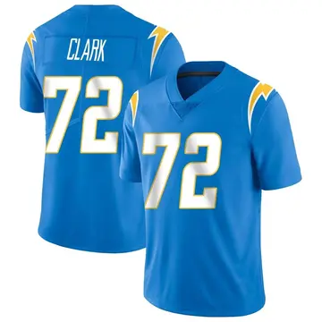 Youth Jerrod Clark Los Angeles Chargers Limited Blue Powder Vapor Untouchable Alternate Jersey