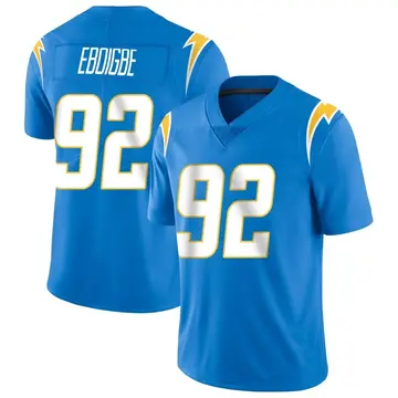 Youth Justin Eboigbe Los Angeles Chargers Limited Blue Powder Vapor Untouchable Alternate Jersey