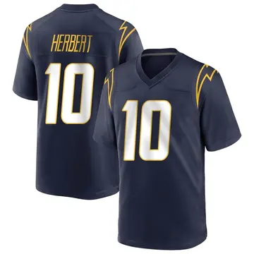 Youth Justin Herbert Los Angeles Chargers Game Navy Team Color Jersey