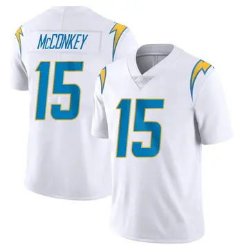 Youth Ladd McConkey Los Angeles Chargers Limited White Vapor Untouchable Jersey