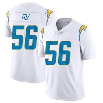 Youth Morgan Fox Los Angeles Chargers Limited White Vapor Untouchable Jersey