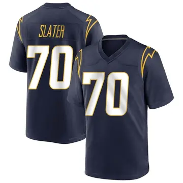 Youth Rashawn Slater Los Angeles Chargers Game Navy Team Color Jersey